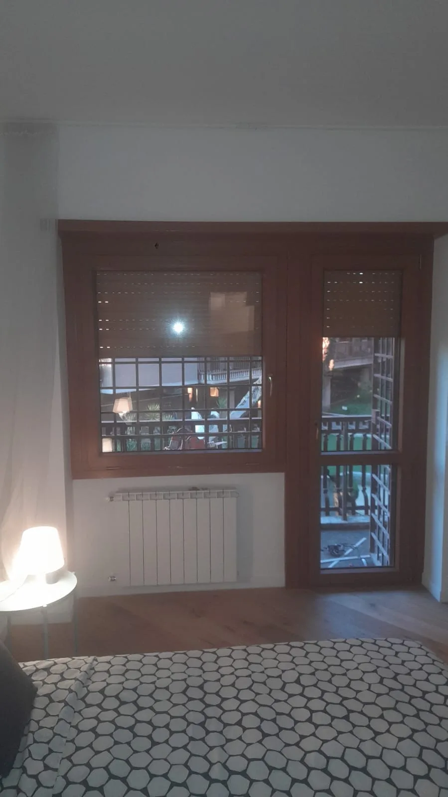 Veranda vetrata su terrazzo