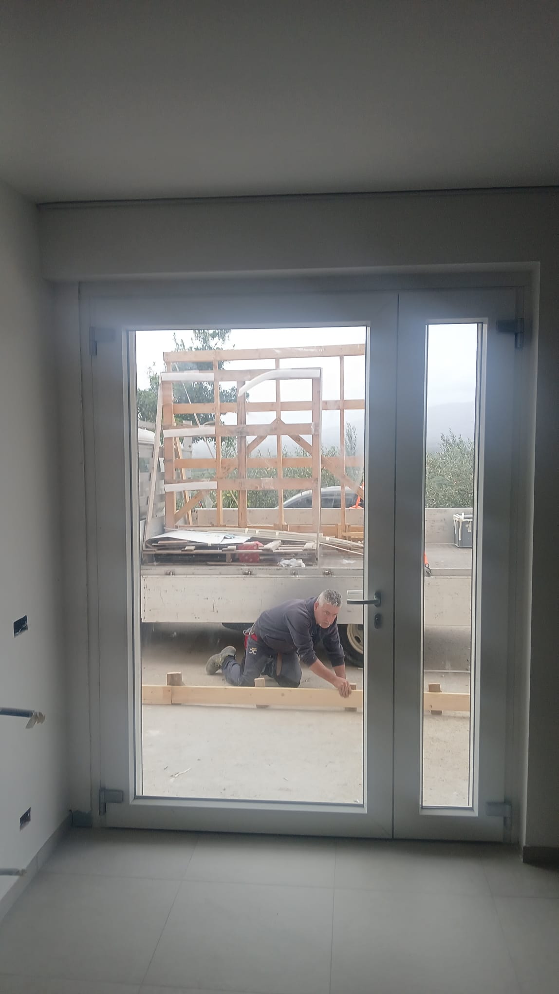 Portafinestra appena installata